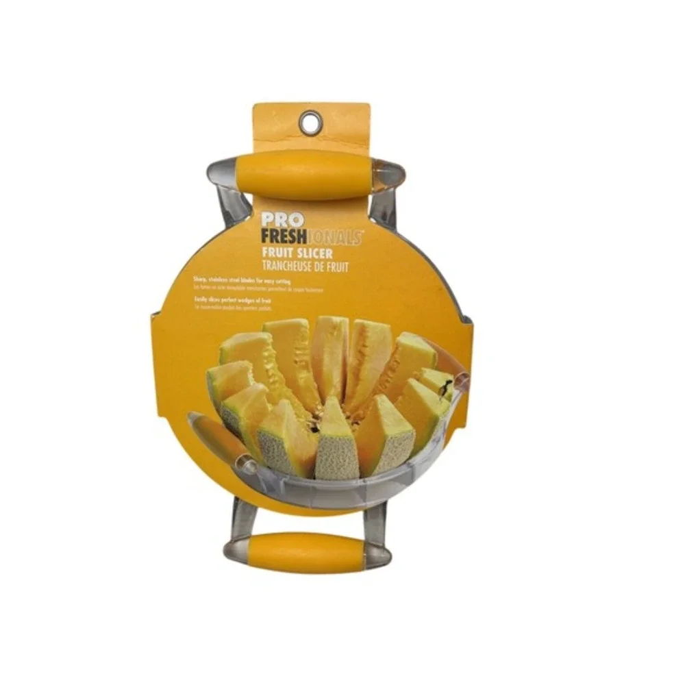 Pro‎ Freshionals Fruit Slicer Stainless Steel Blade Melon Pineapple Cutter NEW